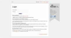 Desktop Screenshot of dbadirectory.org.uk