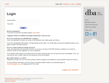 Tablet Screenshot of dbadirectory.org.uk